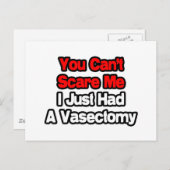 怖がらせるわけにはいかない…血管摘出術があっただけだ ポストカード (正面/裏面)