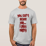 怖がらせるわけにはいかない Tシャツ<br><div class="desc">Iラグビー遊ビー</div>