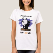 怖がらせるわけにはいかん…僕は海軍妻だ Tシャツ (正面)