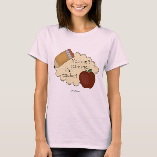 怖がらせるわけにはいかん…私は先生だ! Tシャツ (正面)