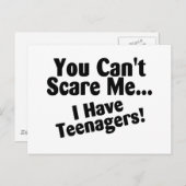 怖がらせる事は出来ない10代の若者 ポストカード (正面/裏面)