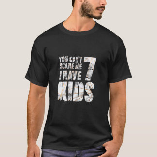 怖がらせる事は出来ない7人の子供を持っている男性の愛するヒーローP Tシャツ