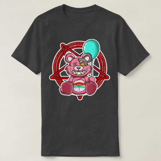 怖がらせる Tシャツ (デザイン正面)