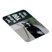 怖がらないで猫やる気を起こさせることわざ マグネット (右側)