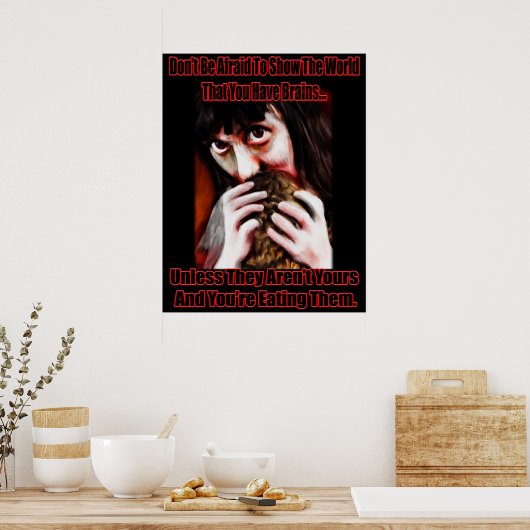 怖がらないで ポスター (キッチン)