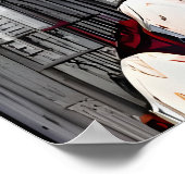 怖がらないで | AIアートポスター ポスター (角)