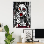 怖がらないで | AIアートポスター ポスター (ホームオフィス)