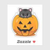 怖がらない猫のビニール切り出し シール (シート)