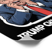怖がりのタコがトランプをいつも逃げさせる ポスター (角)