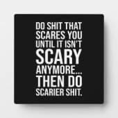 怖がることをするやる気を起こさせる- フォトプラーク (正面)