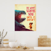 怖がることをする:露出セラピーポスター ポスター (キッチン)