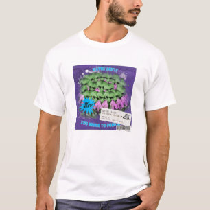 怖がるには余りに飲まれる Tシャツ