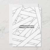 怖がれるミイラの子供たちのハロウィンパーティーの招待状 招待状 (裏面)