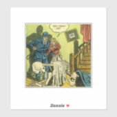 怖くてヴィンテージの恐怖漫画 シール (シート)