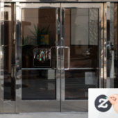 怖くて可愛いハロウィンガール ウィンドウサイン (オフィスドア)