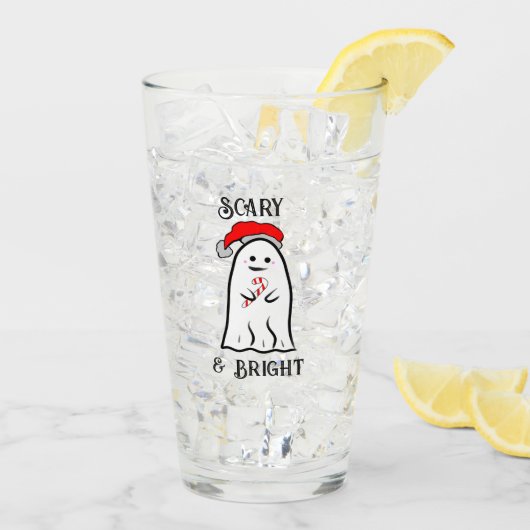怖くて明るいキャンディーケーン幽霊 タンブラーグラス (アイス裏面)