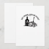 怖くて楽しい名言を食べ飲みしよう シーズンカード (正面/裏面)