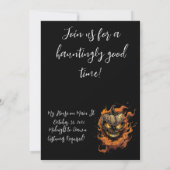 怖くて美味しい ハロウィンを満喫！ 招待状 (裏面)