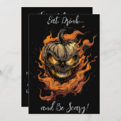 怖くて美味しい！ 招待状 (正面/裏面)