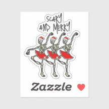 怖くて陽気なクリスマススカルスケルトンバレリーナ