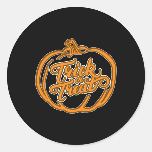 怖くて面白いハロウィーン1 ラウンドシール (正面)