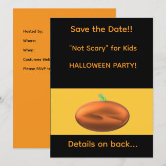 "怖くないよ" こどものハロウィンパーティー お知らせ セーブザデート