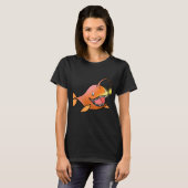 怖くないチョウチンアンコウ Tシャツ (正面フル)