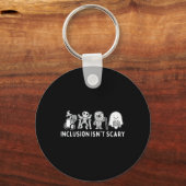 怖くない先生スケルトン幽霊かわいい キーホルダー (正面)