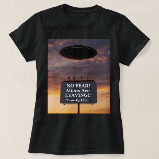 怖くない Tシャツ (デザイン正面)