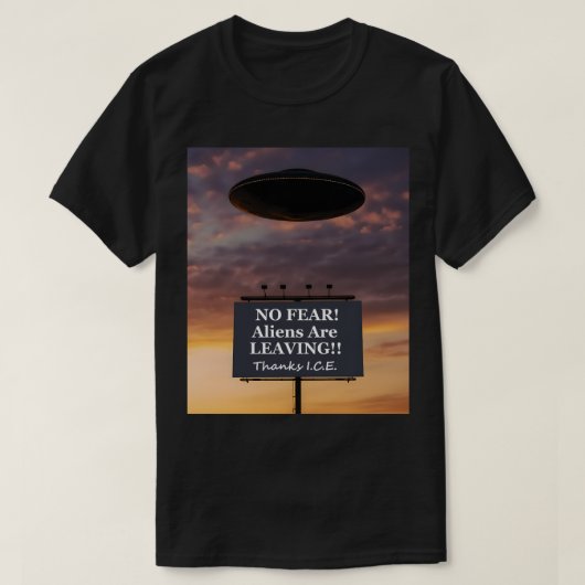 怖くない Tシャツ (デザイン正面)