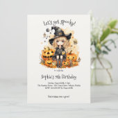 怖くなろう！スペクタキュラーな子供の誕生日パーティー 招待状 (スタンド正面)