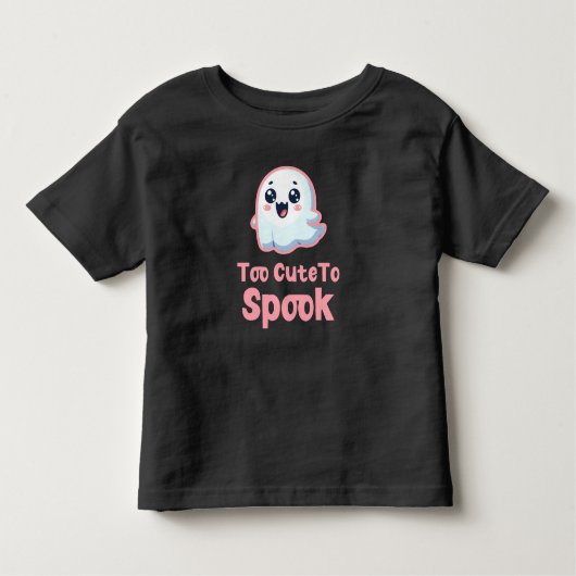怖すぎずとってもかわいい、ハロウィンの子供たち トドラーTシャツ (正面)