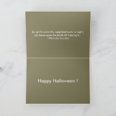 怖不気味いクロウゴリーハッピーハローウィン引用文 招待状 (内部)