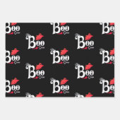 怖不気味いハロウィン幽霊包装紙 ラッピングペーパーシート (正面3)