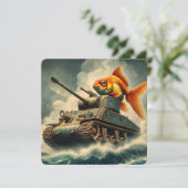 「思いがけない冒険」グリーティングカード カード (スタンド正面)