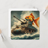 「思いがけない冒険」グリーティングカード カード (正面/裏面インサイチュ)