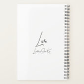 思いがけない日誌 ノートブック (裏面)