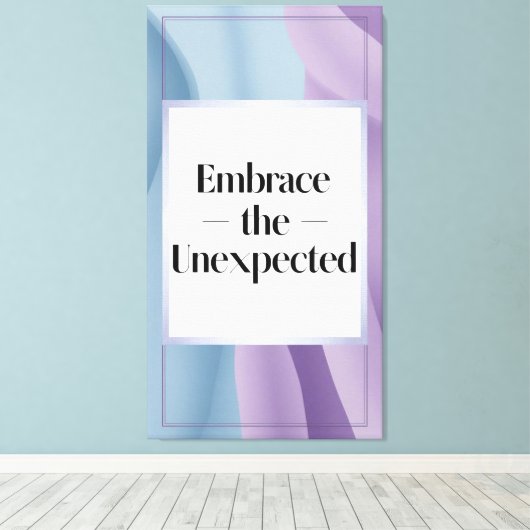 思いがけない気持ちを抱く3 キャンバスプリント (インサイチュ (ウッドフロア))