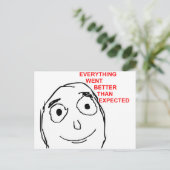 思いのほかうまくいった ポストカード (スタンド正面)