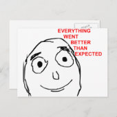 思いのほかうまくいった ポストカード (正面/裏面)