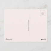 思いの丈を伝えるアイビーのブライドガール 鉛筆イラスト ポストカード (裏面)