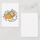 思いやりある賛美感謝の気持ちおもしろい コーリングカード (正面/裏面)