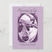 思いやりがあるカード-ペットの損失をありがとう サンキューカード (正面)