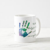 思いやりがあるハートのマグ コーヒーマグカップ (正面右)