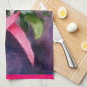 思いやりがある乳癌の認識度手タオル キッチンタオル (四つ折り)