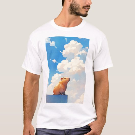 思いやりのあるカピバラ Tシャツ (正面)