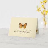 思いやりのあるメッセージを込めて カード (黄色い花)