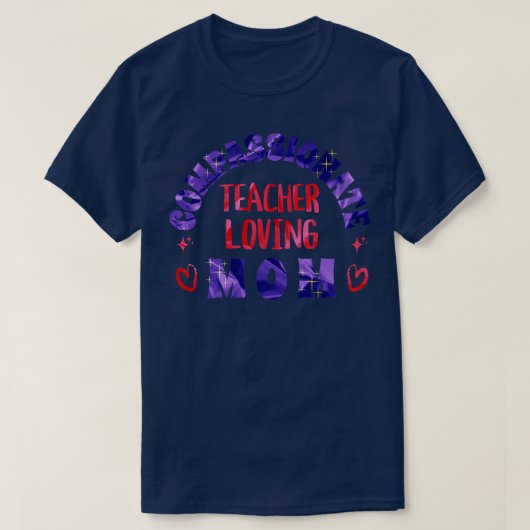 思いやりのある先生愛する母 Tシャツ (デザイン正面)