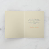 思いやりのある心の父の日 カード (内部)