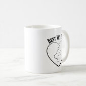 思いやりのある獣医の動物の気にデザイン コーヒーマグカップ (正面右)